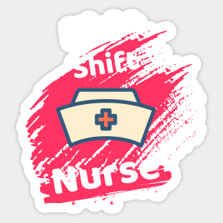 Night Shift Nurse Rules Sticker